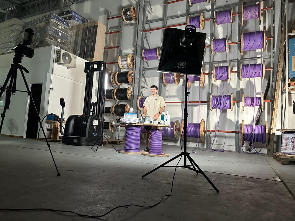Equipo de Urmalú en una producción audiovisual